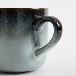 inny Kubek ceramiczny brązowo-szary MALAM 320 ml