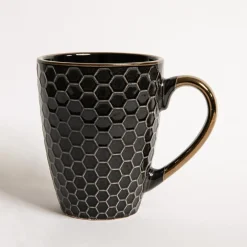 Prima Cucina Kubek ceramiczny czarny BRESCA 360 ml