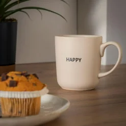 Kubek ceramiczny kremowy MATTE 440 ml