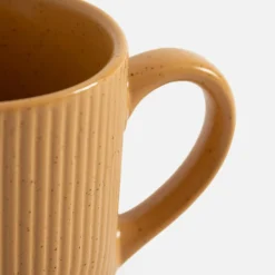 Kubek ceramiczny musztardowy PAPILAR 310 ml