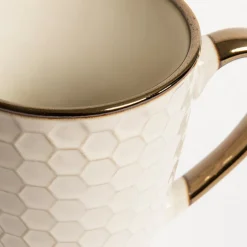 Szklanki I Kubki|Prima Cucina Kubek ceramiczny plaster miodu BRESCA 360 ml