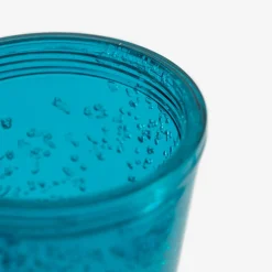 Grill I Piknik|inny Kubek plastikowy ze słomką niebieski 500 ml