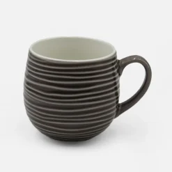 Szklanki I Kubki|inny Kubek porcelanowy ciemnoszary 460 ml