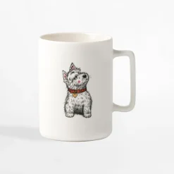 Szklanki I Kubki|inny Kubek porcelanowy PIES 400 ml