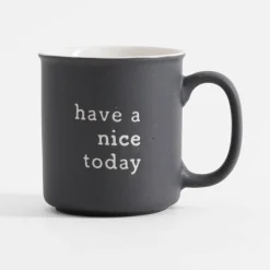 Szklanki I Kubki|inny Kubek porcelanowy szary 520 ml