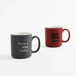 Szklanki I Kubki|inny Kubek porcelanowy szary 520 ml