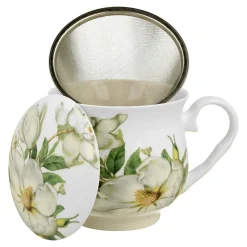 Szklanki I Kubki| Kubek retro z zaparzaczem MAGNOLIA 530 ml