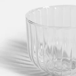 Kubek szklany ryflowany 350 ml