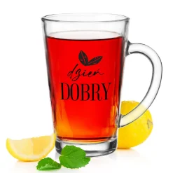 Szklanki I Kubki| Kubek szklany z uchem IWO 300 ml