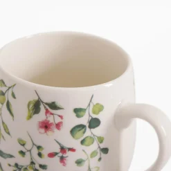 Szklanki I Kubki|inny Kubek z porcelany w kwiaty 540 ml