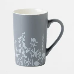 inny Kubek z roślm wzorem szary 380 ml