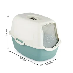 Produkty Dla Zwierząt|ROTHO Kuweta dla kota zamykana zielona ECO BAILEY 56 cm