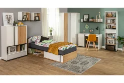 Dzieci LENART Kwadratowa półka wisząca do pokoju młodzieżowego 40 cm IMOLA