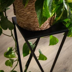 inny Kwietnik stalowy loftowy czarny ERNEE S 47 cm