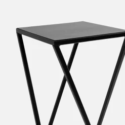 inny Kwietnik stalowy loftowy czarny ERNEE S 47 cm