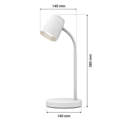 Lampki Biurkowe|LED-POL Lampa biurkowa LED biała ORO VERO