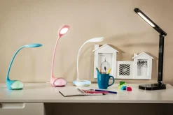 Lampki Biurkowe|Lampki Gamingowe|Zumaline Lampa biurkowa LED H1848 biała