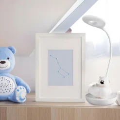 Lampki Biurkowe|Lampy Do Pokoju Dziecięcego| Lampa biurkowa LED USB MIŚ NA CHMURCE