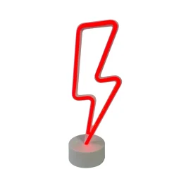 Zumaline Lampa dekoracyjna LED czerwona LIGHTNING