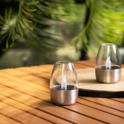 Lampy Ogrodowe|Lampy Ogrodowe|inny Lampa dekoracyjna outdoor srebrna 6 cm