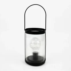 Zumaline Lampa dekoracyjna z uchwytem LED czarna 10,5x15,8 cm