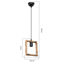 Lampy Wiszące| Lampa drewniana wisząca ATRIA