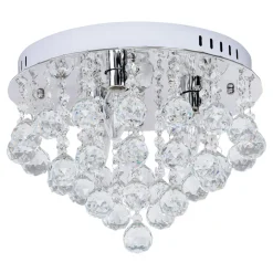 Lampa glamour z wiszącymi ozdobami