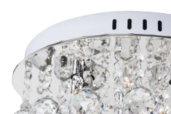 Lampa glamour z wiszącymi ozdobami