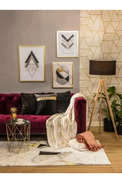 Lampy Podłogowe|TK Tomasz Krywult Lampa na drewnianym trójnogu abażur czarny TREVISO