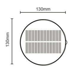 Zumaline Lampa ogrodowa solarna czarna CARLI
