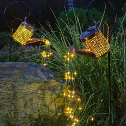 Zumaline Lampa outdoorowa solarna LED IP44 miedziana KONEWKA