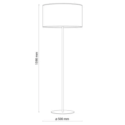 TK Tomasz Krywult Lampa podłogowa abażur rafia plecionka LIBERIA