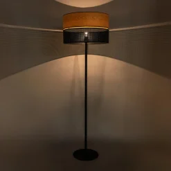 TK Tomasz Krywult Lampa podłogowa boho z abażurem NICOL
