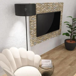 Luminex Lampa podłogowa czarna LOFT