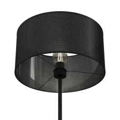Luminex Lampa podłogowa czarna LOFT