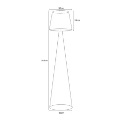 Lampy Podłogowe|inny Lampa podłogowa czarna SOUL BLACK
