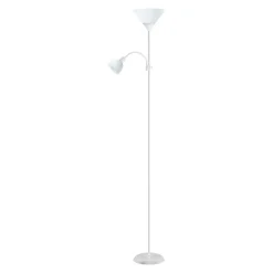 PLATINET S.A. Lampa podłogowa E14 E27 podstawa biała