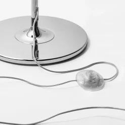 Zumaline Lampa podłogowa glamour z kryształkami chromowana CRYSTAL