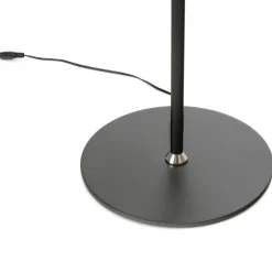 PLATINET S.A. Lampa podłogowa LED czarna ze sterowaniem manualnym i na pilota