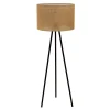 Lampy Podłogowe|TK Tomasz Krywult Lampa podłogowa na czarnym trójnogu JUTA