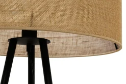 Lampy Podłogowe|TK Tomasz Krywult Lampa podłogowa na czarnym trójnogu JUTA