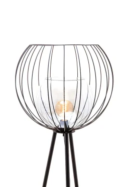 TK Tomasz Krywult Lampa podłogowa na trójnogu czarna UNIVERSO