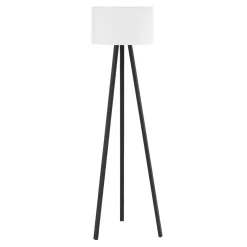 Lampa podłogowa trójnóg czarno-biała PIKO
