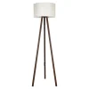 Lampy Podłogowe| Lampa podłogowa trójnóg orzech kremowa PIKO