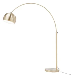 Zumaline Lampa podłogowa łukowa do salonu złota SOHO