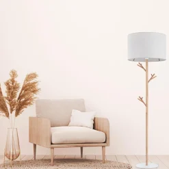 TK Tomasz Krywult Lampa podłogowa z abażurem ALBERO LINEN