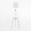 Lampy Podłogowe|TK Tomasz Krywult Lampa podłogowa z abażurem biała VAIO