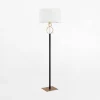 Lampy Podłogowe|inny Lampa podłogowa z abażurem czarno-złota PERSEO