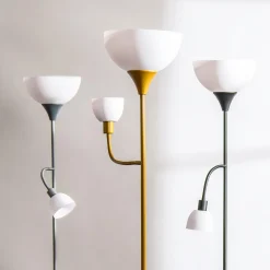 Lampa podłogowa złota PESO