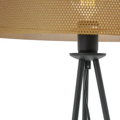 domiluce Lampa stojąca do salonu złota GALAXY